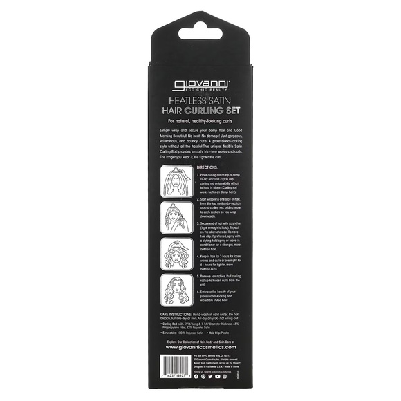 NWT Satin Heatless Curl Set - Picture 4 of 4